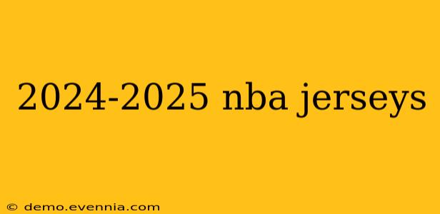 2024-2025 nba jerseys