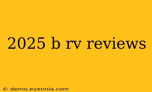 2025 b rv reviews