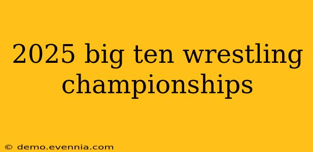 2025 big ten wrestling championships