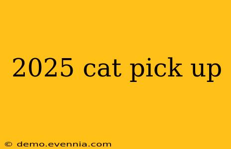 2025 cat pick up