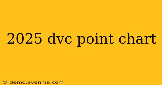 2025 dvc point chart