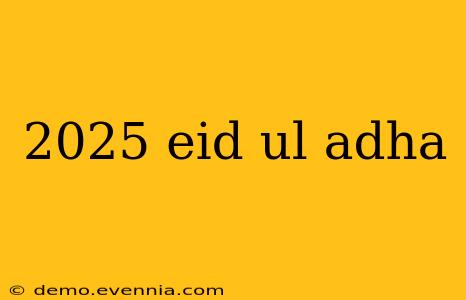 2025 eid ul adha