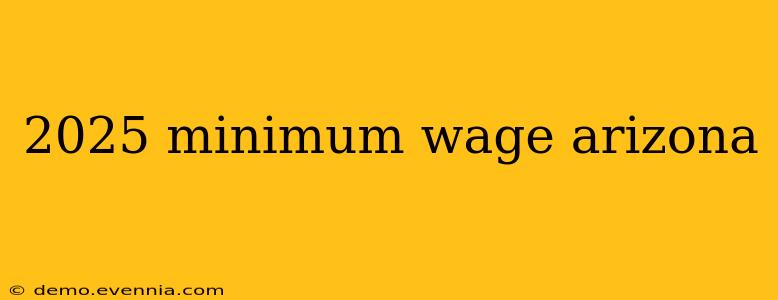 2025 minimum wage arizona