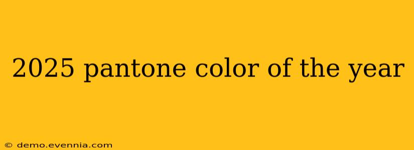 2025 pantone color of the year