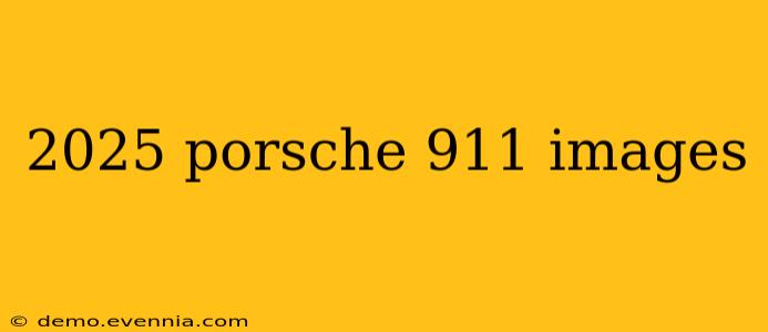 2025 porsche 911 images