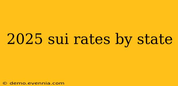 2025 sui rates by state