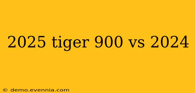 2025 tiger 900 vs 2024