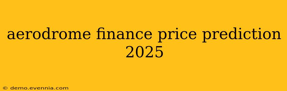 aerodrome finance price prediction 2025