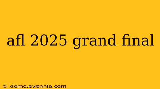 afl 2025 grand final