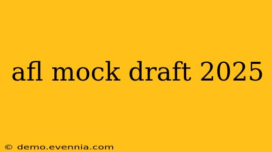 afl mock draft 2025