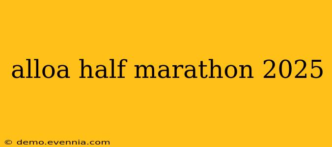 alloa half marathon 2025