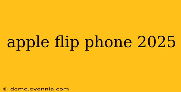 apple flip phone 2025