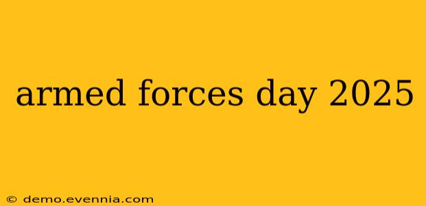 armed forces day 2025