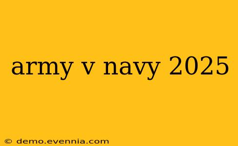 army v navy 2025