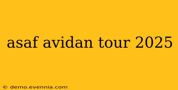 asaf avidan tour 2025