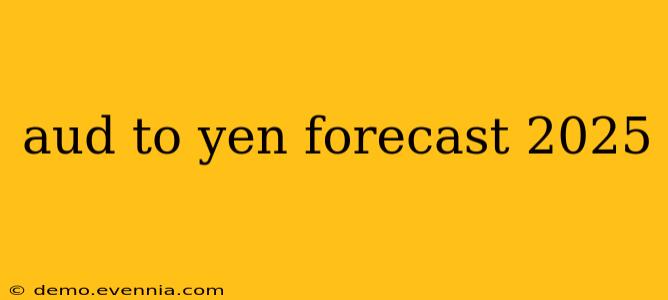 aud to yen forecast 2025