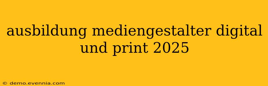 ausbildung mediengestalter digital und print 2025