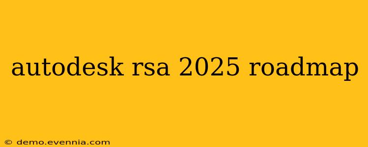 autodesk rsa 2025 roadmap