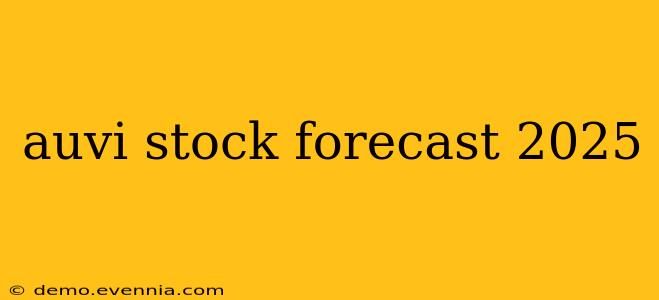 auvi stock forecast 2025