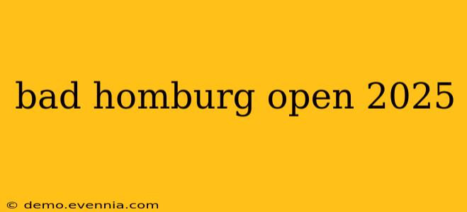 bad homburg open 2025