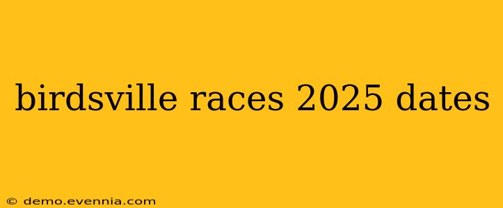 birdsville races 2025 dates