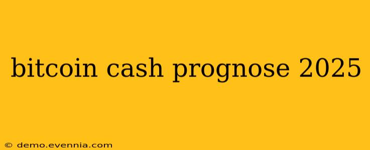 bitcoin cash prognose 2025