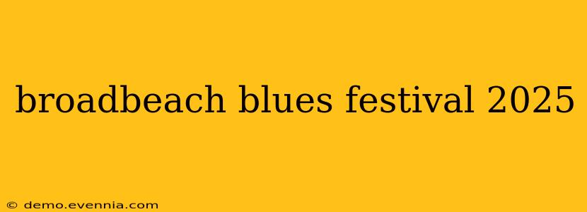 broadbeach blues festival 2025