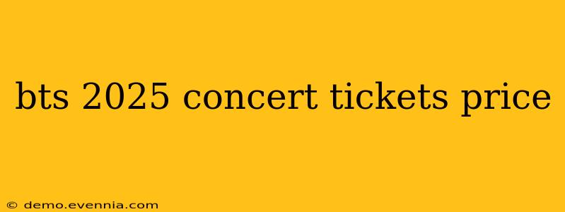 bts 2025 concert tickets price