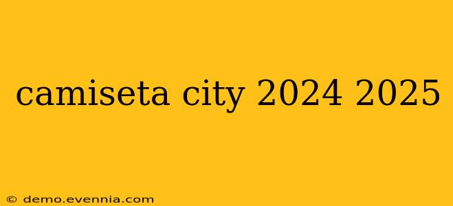 camiseta city 2024 2025