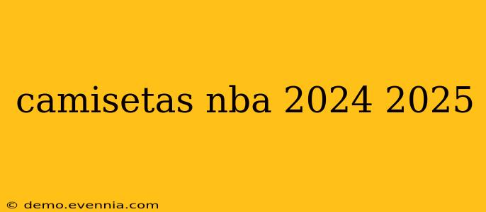 camisetas nba 2024 2025