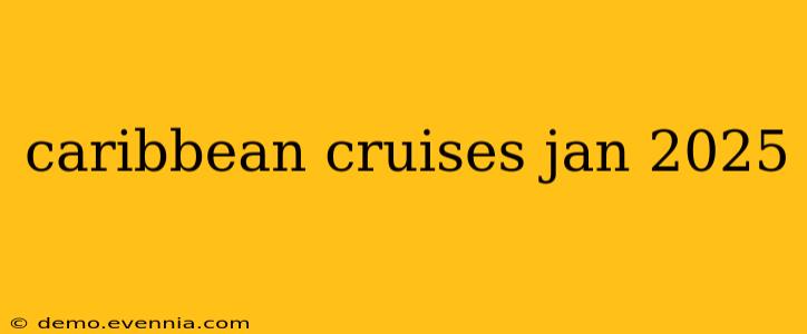 caribbean cruises jan 2025