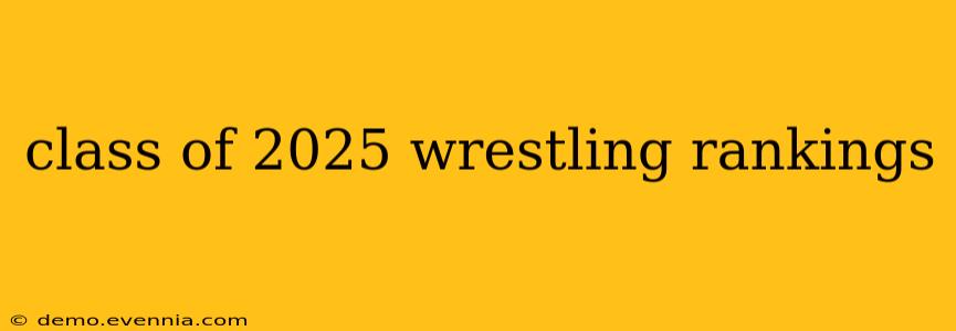 class of 2025 wrestling rankings