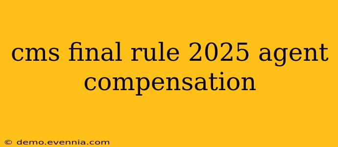 cms final rule 2025 agent compensation