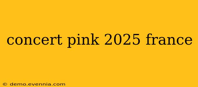 concert pink 2025 france