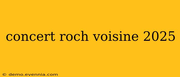 concert roch voisine 2025