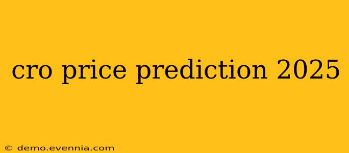 cro price prediction 2025