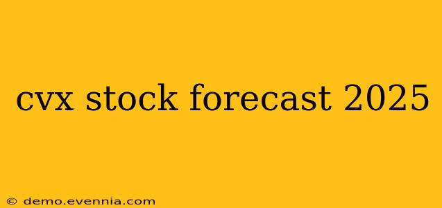 cvx stock forecast 2025