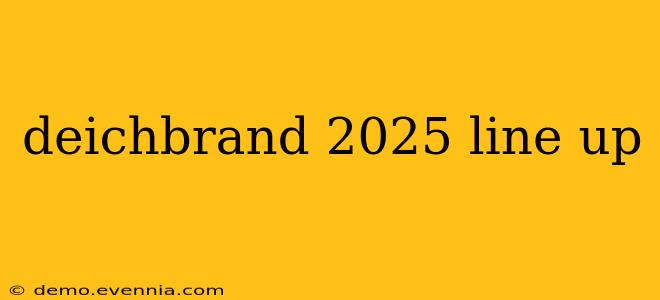 deichbrand 2025 line up