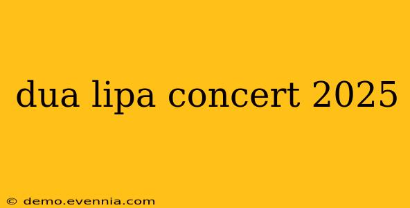 dua lipa concert 2025