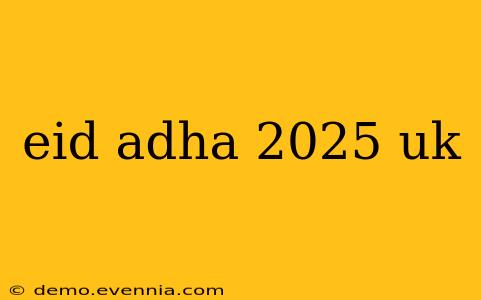 eid adha 2025 uk