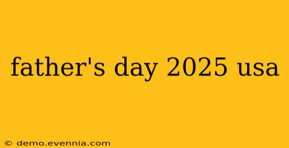 father's day 2025 usa