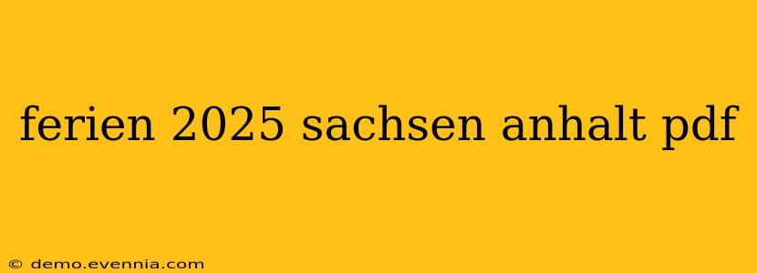 ferien 2025 sachsen anhalt pdf