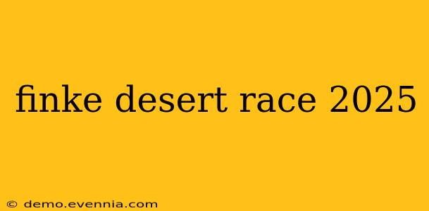 finke desert race 2025