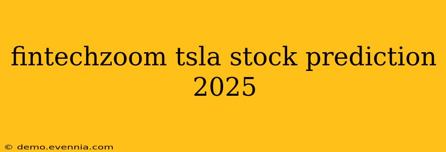 fintechzoom tsla stock prediction 2025