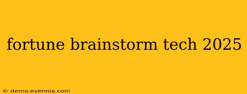 fortune brainstorm tech 2025