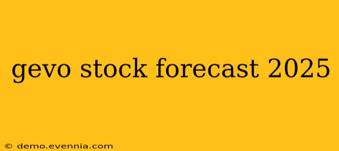 gevo stock forecast 2025