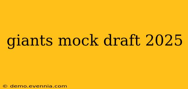 giants mock draft 2025