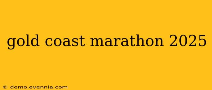 gold coast marathon 2025