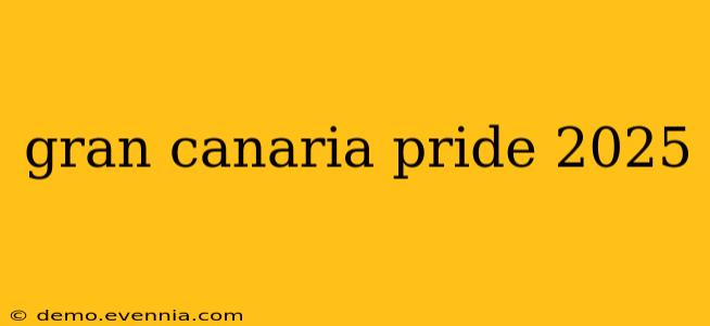 gran canaria pride 2025