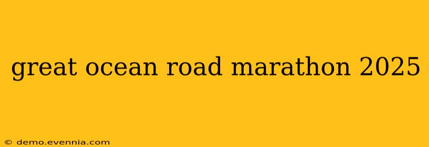 great ocean road marathon 2025